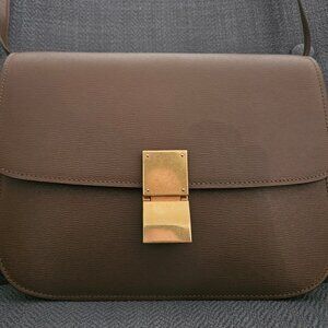 Celine medium classic. Liege. Glazed Nut